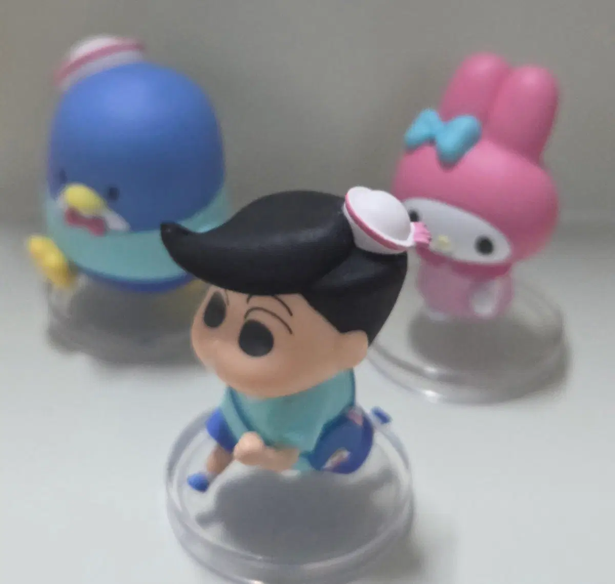 캡슐토이 산리오 짱구 콜라보 3종