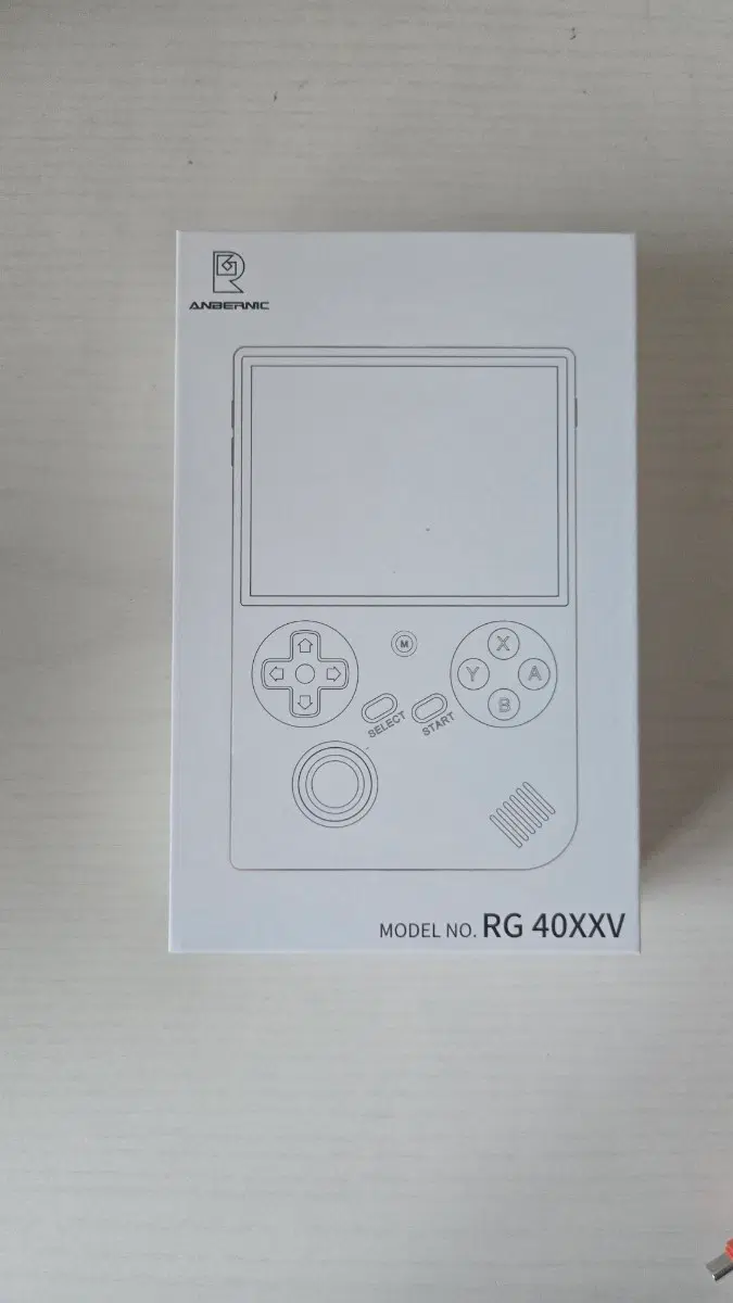 앤버닉(ANBERNIC)RG40XX V 휴대용 게임기 화이트 512GB 한방팩