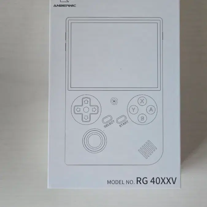 앤버닉(ANBERNIC)RG40XX V 휴대용 게임기 화이트 512GB 한방팩