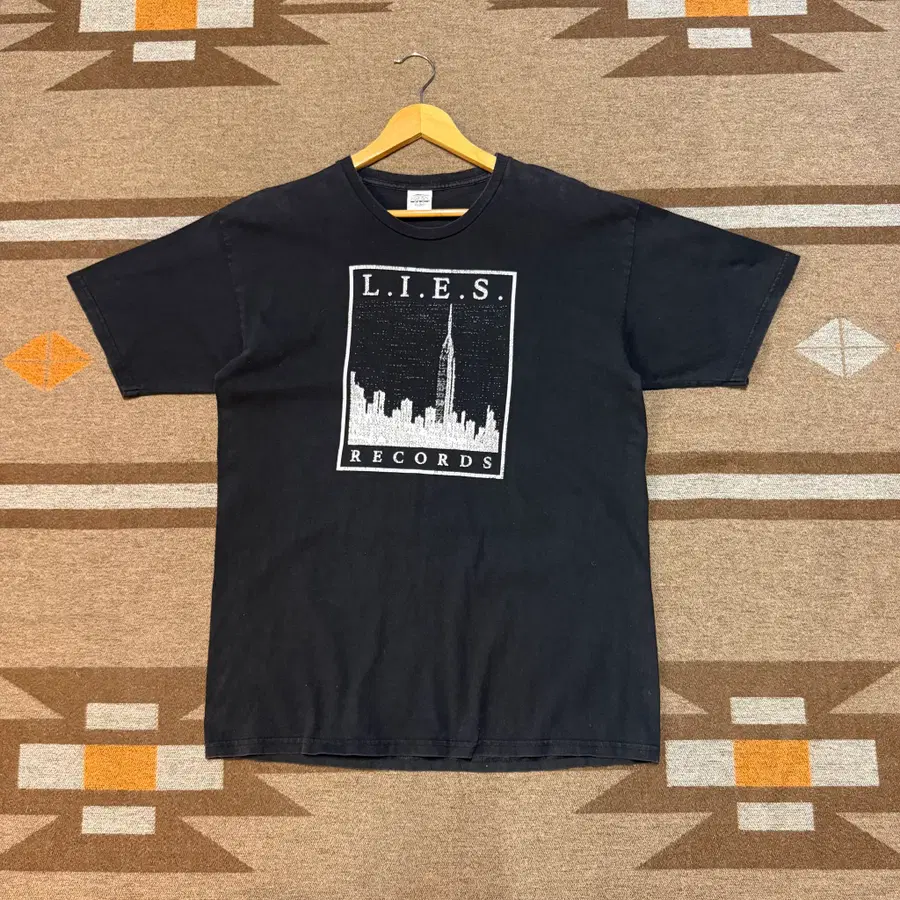 USA LIES RECORDS 티셔츠 L 반팔