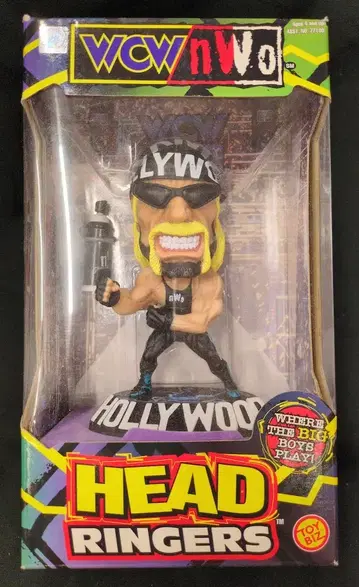TOYBIZ HEAD RINGERS HOLLYWOOD HOGAN/WCW/NWO