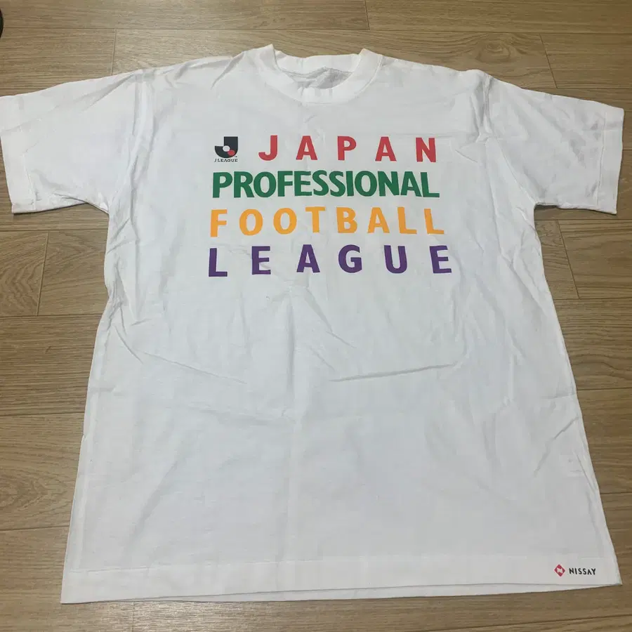 L] 90s J리그(J.LEAGUE) x NISSAY 싱글스티치 반팔티