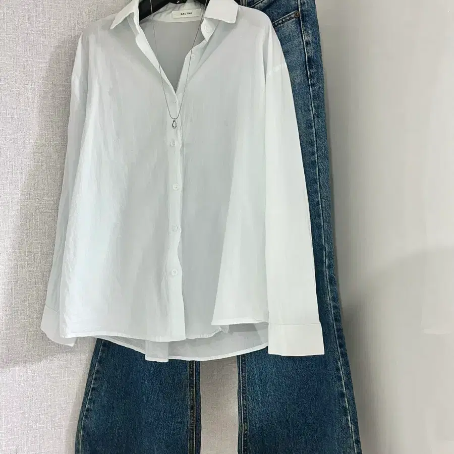 도매택 아잉 여름 루즈핏 셔츠 민트