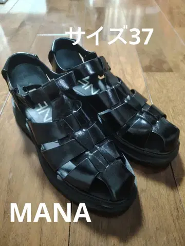 MANA 구르카 샌들 BLACK