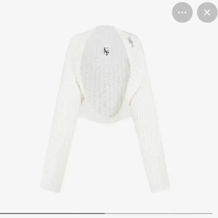 카시코 bolero knit cardi ivory