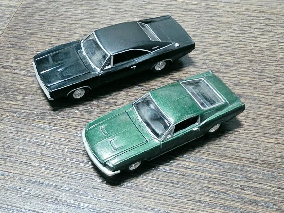 그린라이트 1/64 머슬카 2종 (분노의질주 닷지 차저 / 불릿 포드 머스탱)