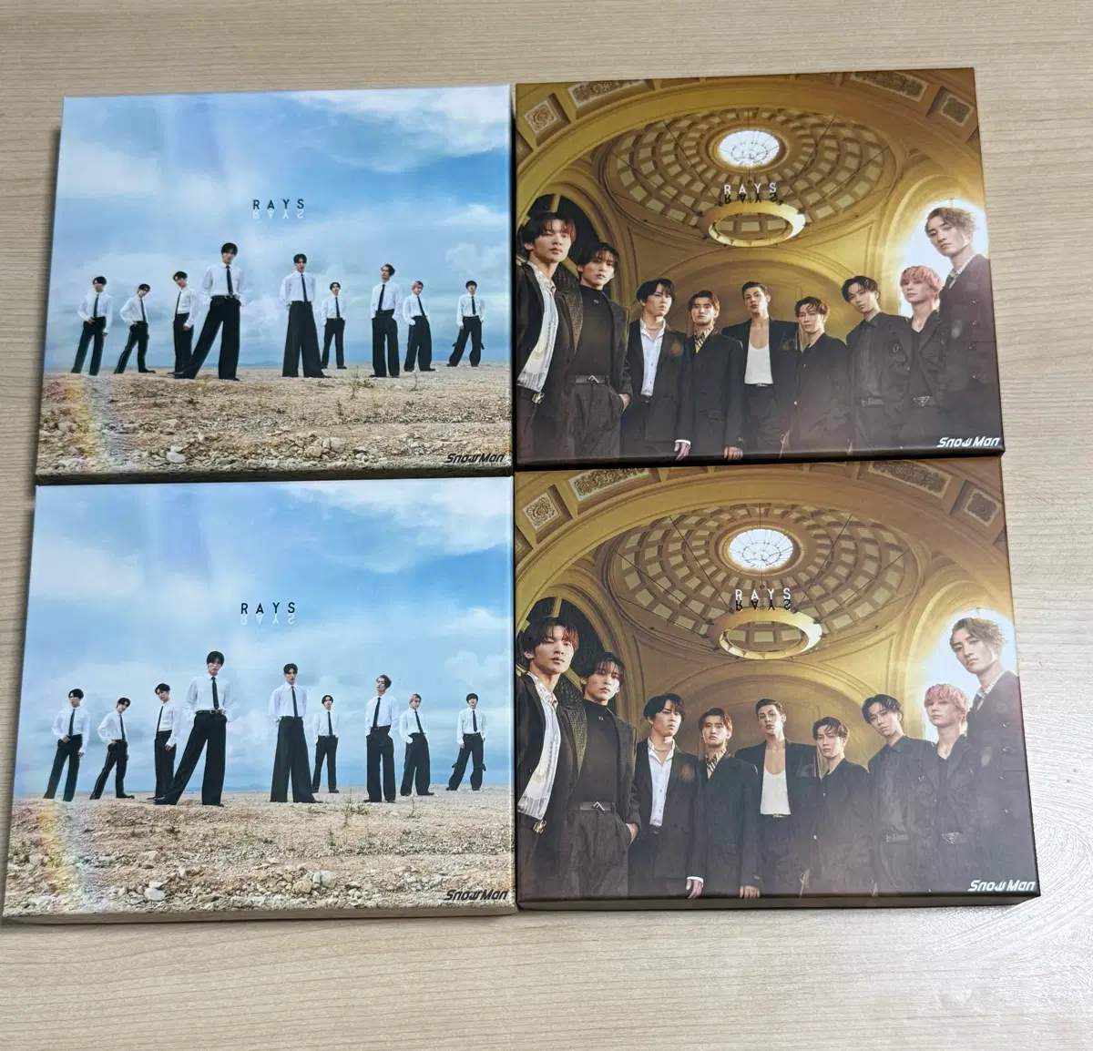 Snow Man RAYS CD 2종 세트