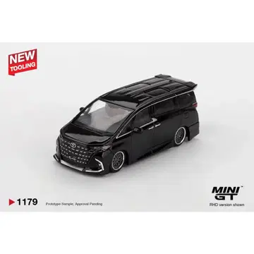 MINI GT 1/64 도요타 알파드 40 KUHL 블랙 우핸들