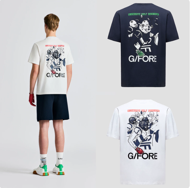 G/FORE 남녀공용 반팔 티셔츠 (3Color / ~3XL) - 여름 휴가 세일