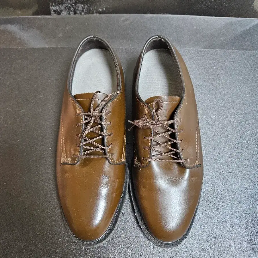 [Made in USA] 미군 비브람 플레인토 더비슈즈 US7(EEE)
