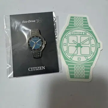 CITIZEN Eco-Drive 50주년 기념 이벤트 핀 배지