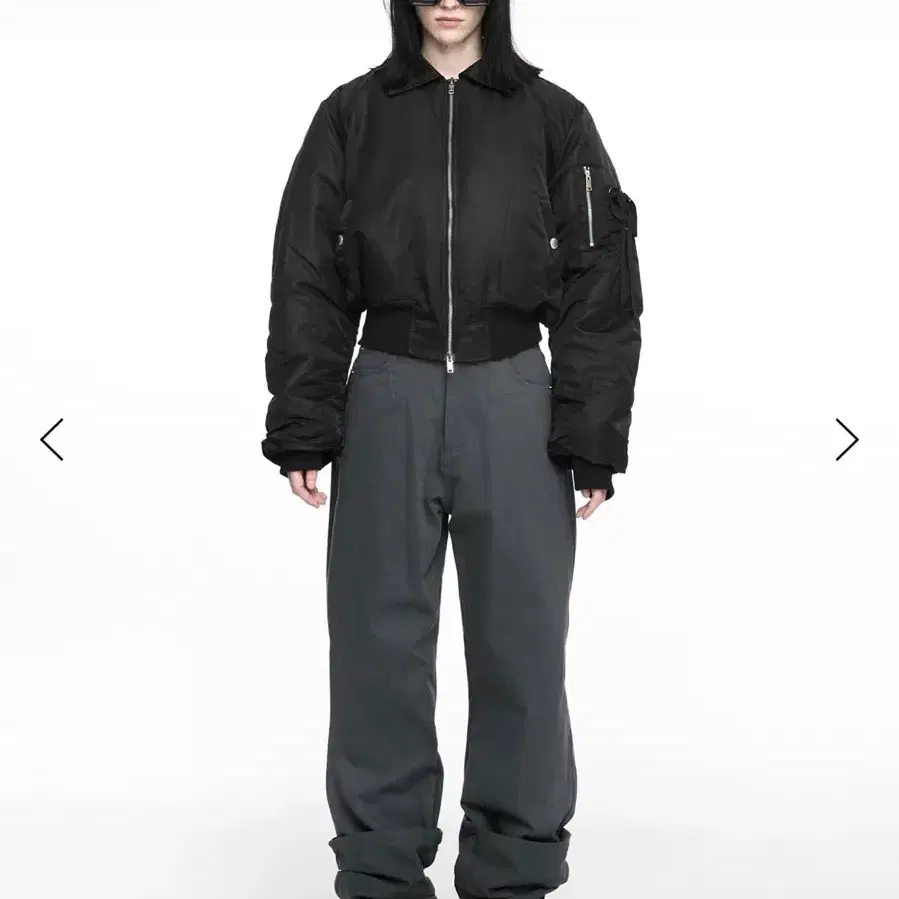 나체 REVERSE COTTON PANTS CHARCOAL