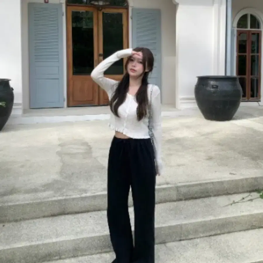 리브아워 비비팬츠 블랙 롱