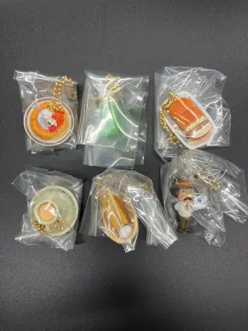 [ 6종 ] 코메다 커피점 볼체인 부착 마스코트 미니어처 크림 소다