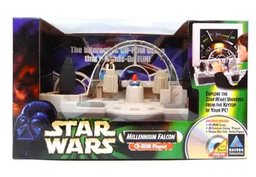 HASBRO 인터랙티브 CD-ROM 플레이세트 밀레니엄 팔콘 3.5인치용