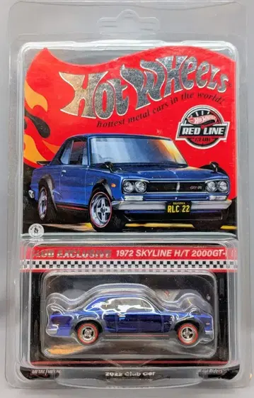 MATTEL 2022 CLUB CAR/CLUB EXCLUSIVE HOTWHEELS 1972 SKYLINE H/T 2000GT-R HGK84