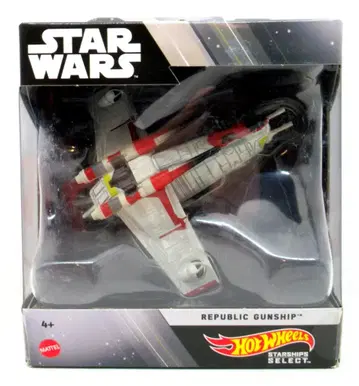 MATTEL STARSHIPS SELECT HOTWHEELS REPUBLIC GUNSHIP 12