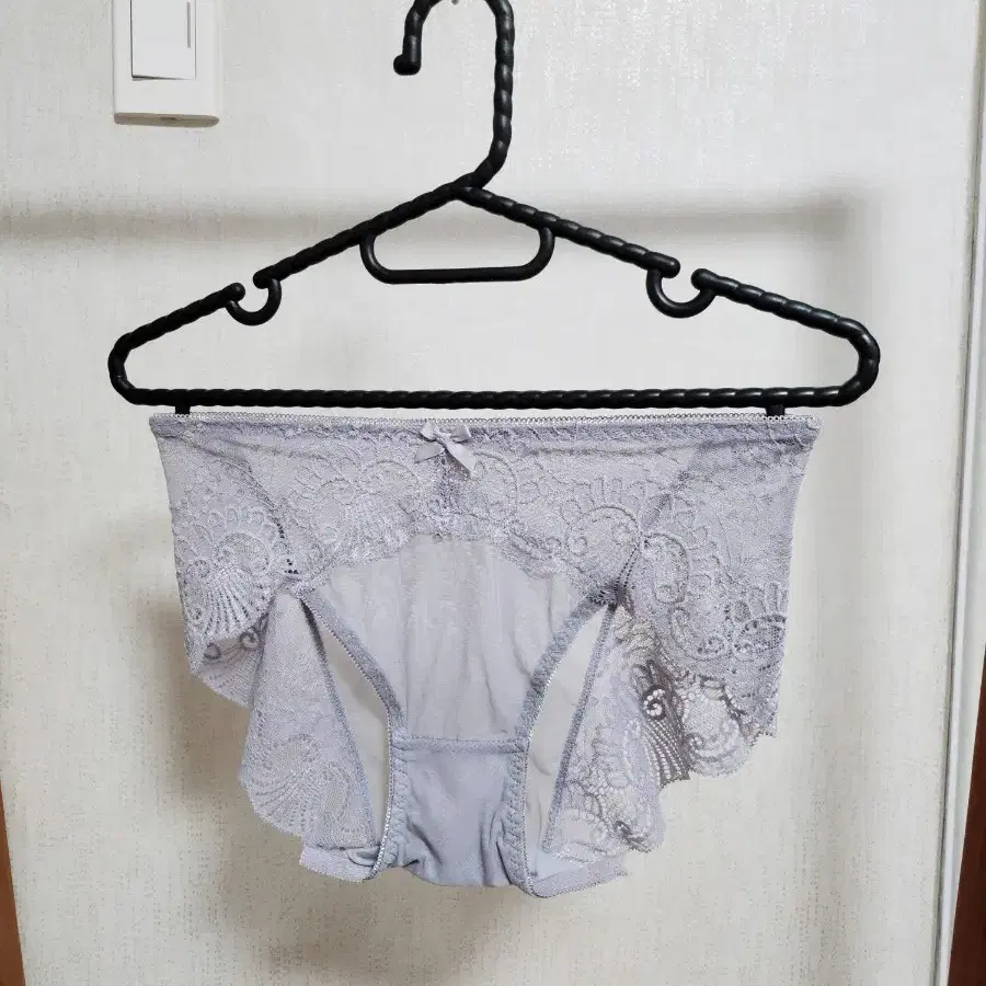 레이스 햄 팬티 연보라