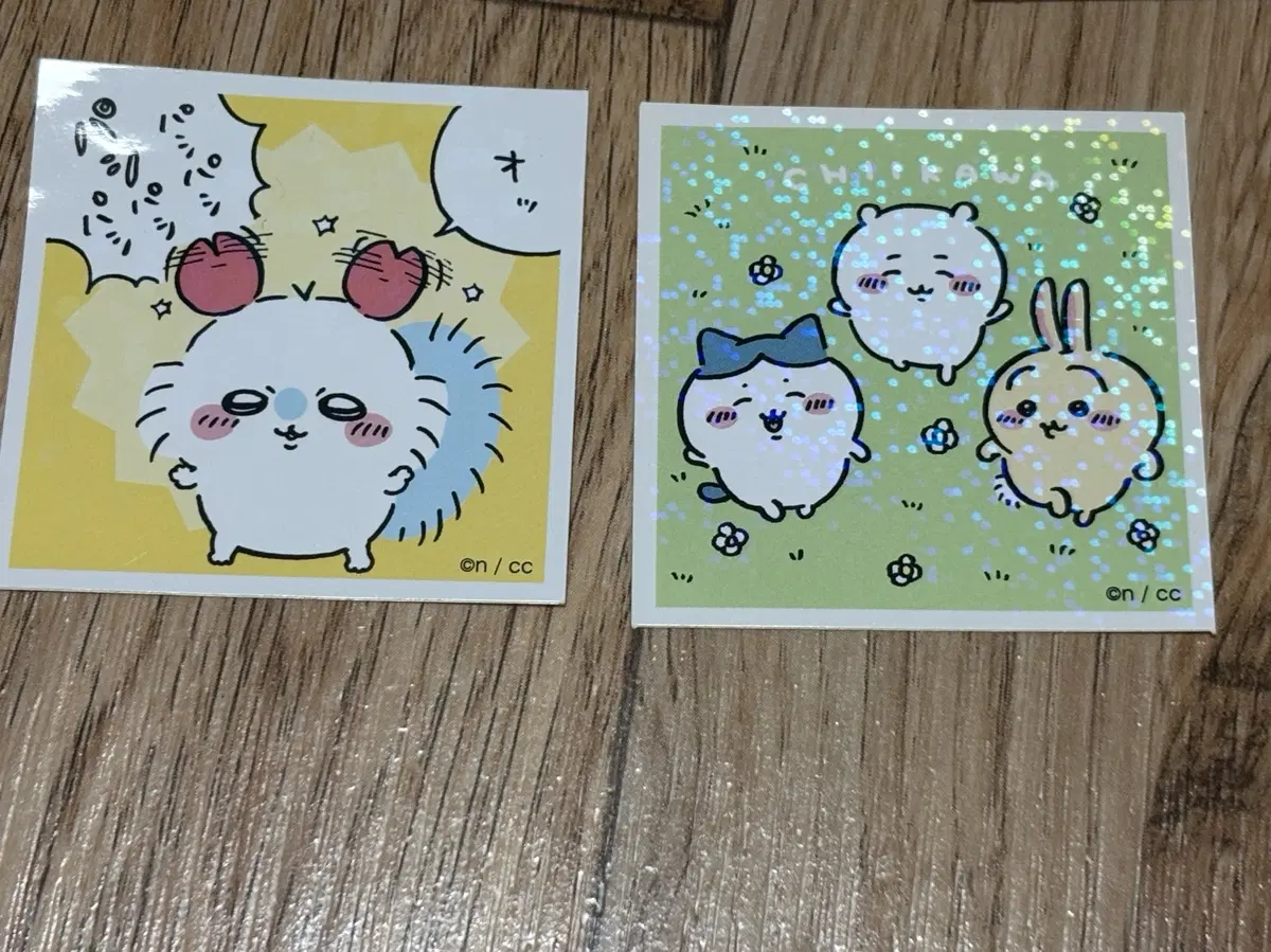 치이카와 씰스티커 모몽가 우사기 하치와레