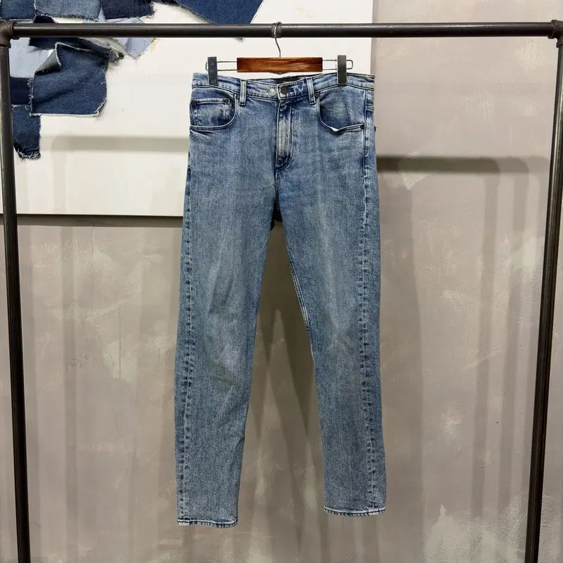 (29인치) 띠어리 캐주얼 클래식 스판 워싱 데님팬츠 청바지