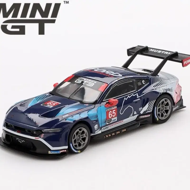 1:64 미니지티(1012) 포드 머스탱 GT3 다크 블루 imsa 모형 다이캐스트 mini gt