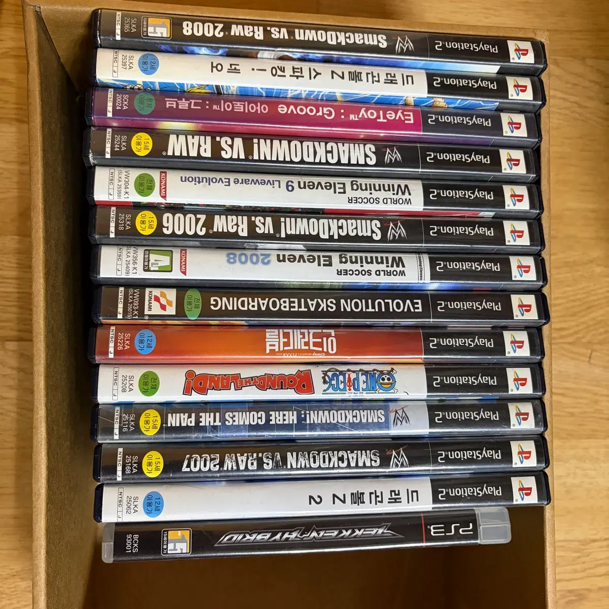 PS2 본체+컨트롤러3+타이틀14개