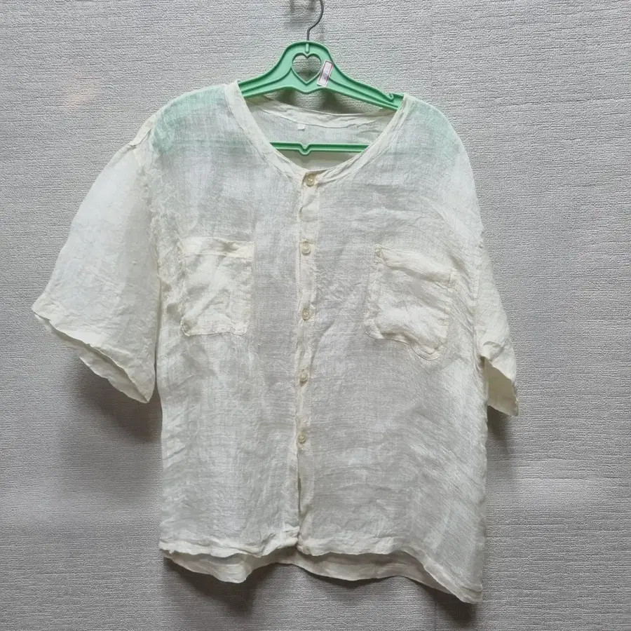 a124 삼베 블라우스
