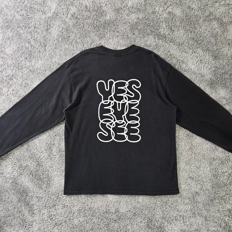 YES SEE 긴팔 티셔츠