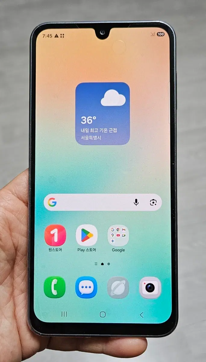갤럭시 점프4 블랙 128GB 액정 및 배터리 교체폰 팝니다.
