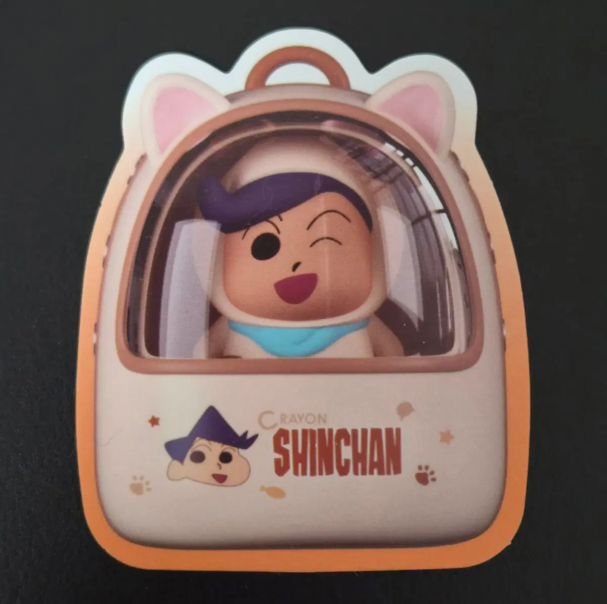 [Jandoon/미개봉] 6cm 크레용신짱 키링 피규어 고양이 강아지 코스튬 가방 철수