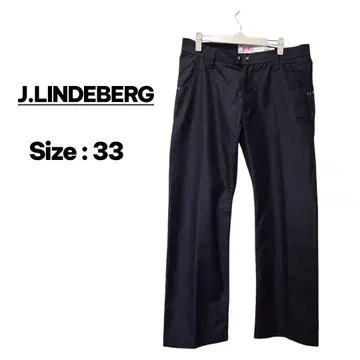 J.LINDEBERG 골프 팬츠 블랙 남성용 33 L