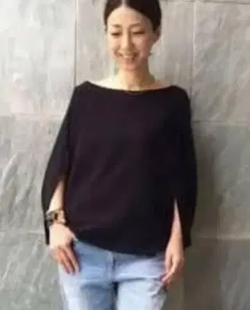 정가 27000엔*두 번째 클래스*폰초풍 블라우스