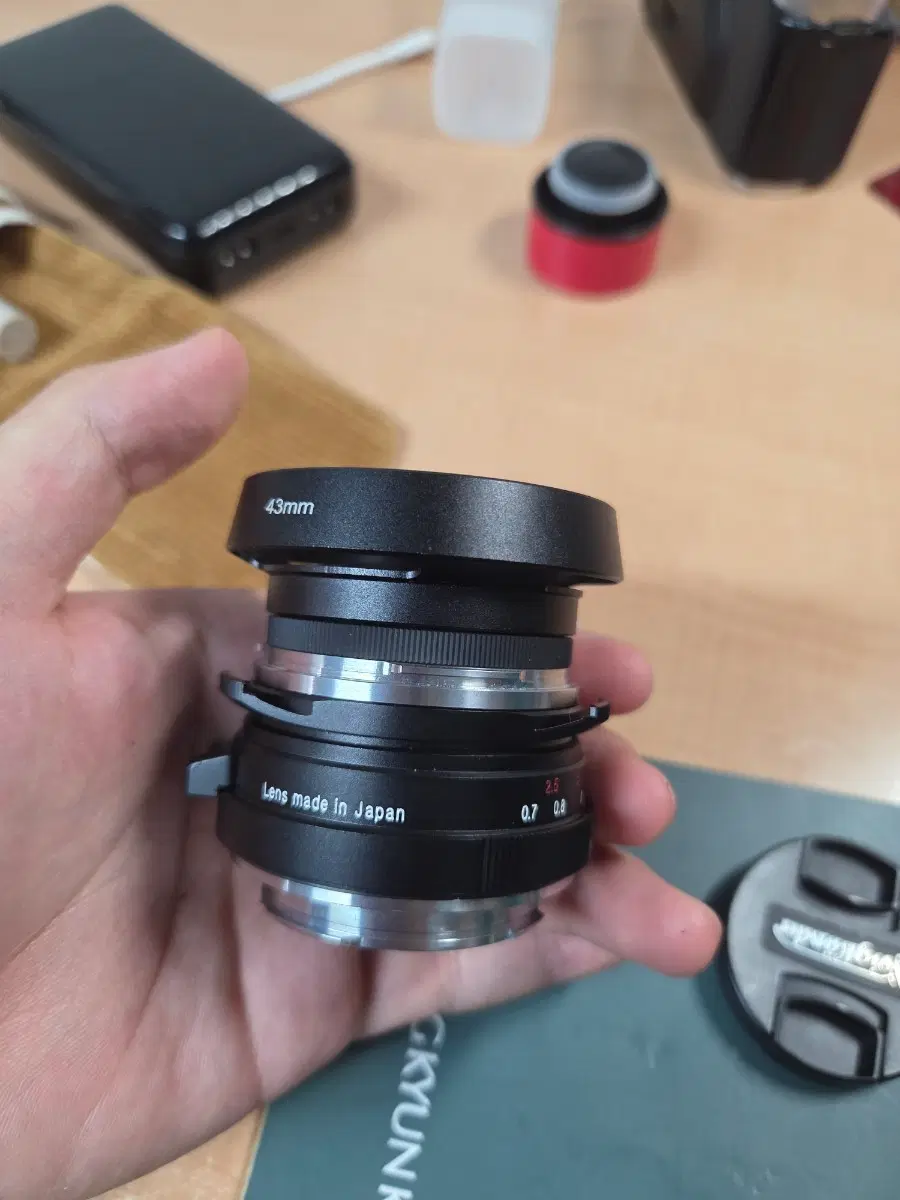 보이그랜더 녹턴 40mn f1.4 sc m마운트 렌즈