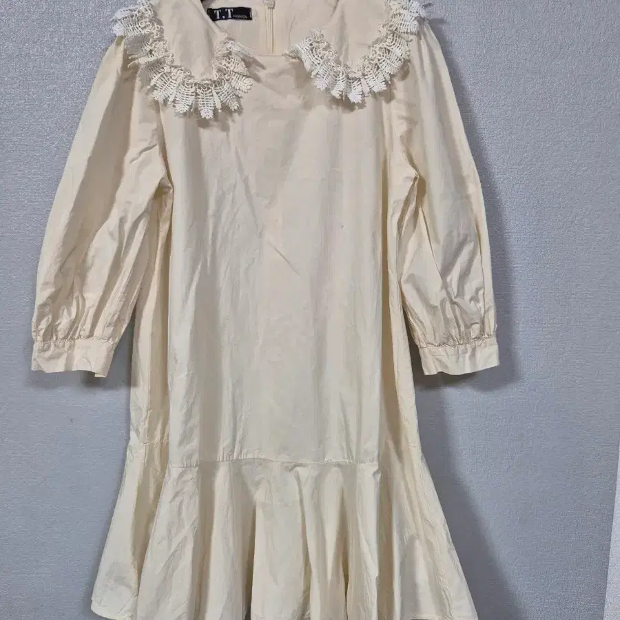 레이스카라 나일론면 프릴원피스 66