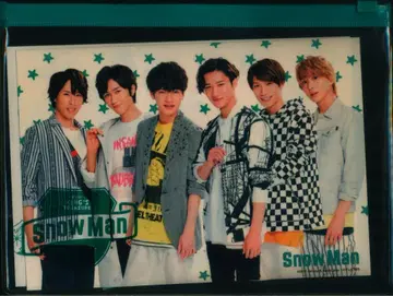 SnowMan 17년 너희가 KING'S TREASURE 스티커 세트 클리어 파우치 포함