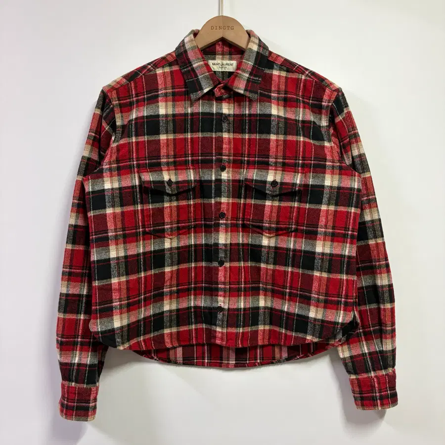 [S] 생로랑 18FW 플란넬 셔츠
