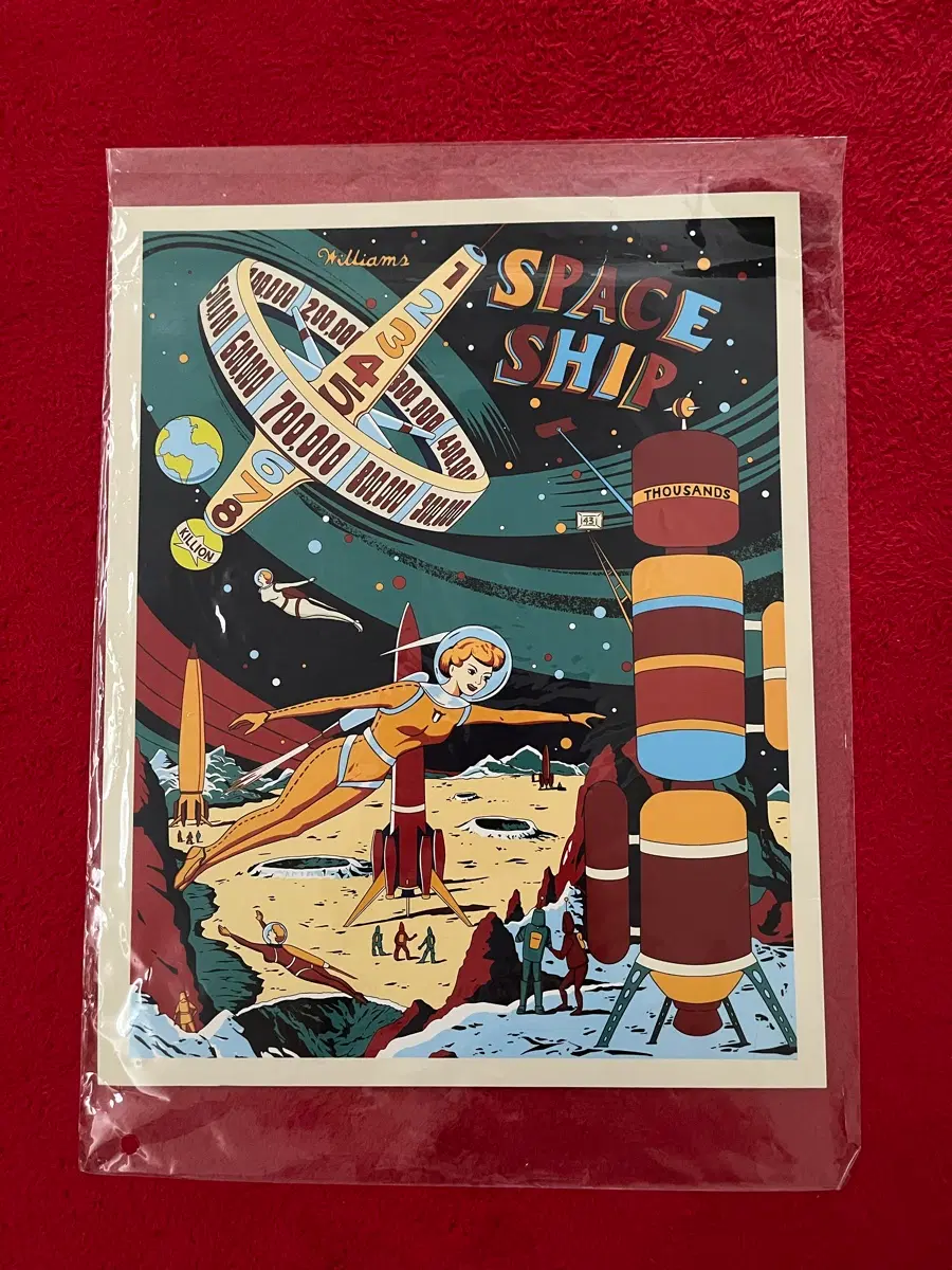 하루키 1973년의 핀볼 속 핀볼머신 일러스트 포스터