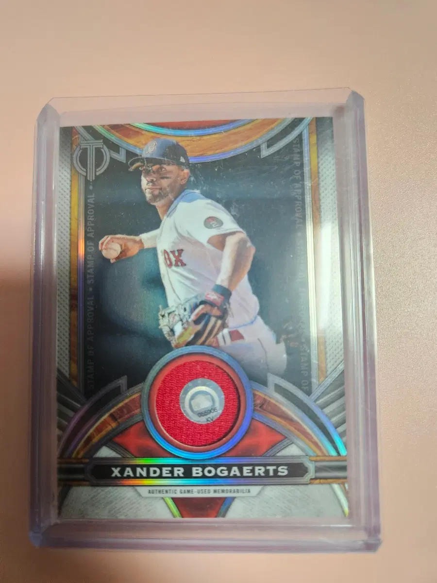 보스턴)잰더 보가츠 2023 Topps Tribute 저지 카드