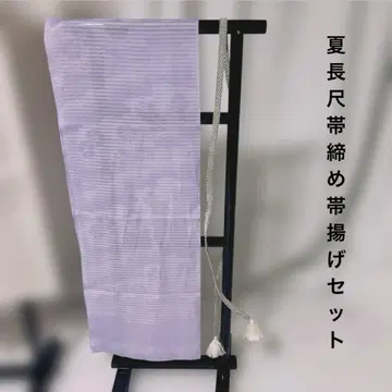 여름 허리띠 오비 장식 천 세트 순수 실크 긴 여름 허리띠 화학 섬유 세탁 가능한 여름 오비 장식 천 미사용에 가까운 새상품급