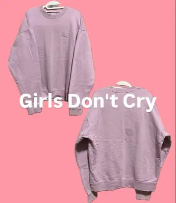 Girls Don't Cry 크루넥 스웨트셔츠