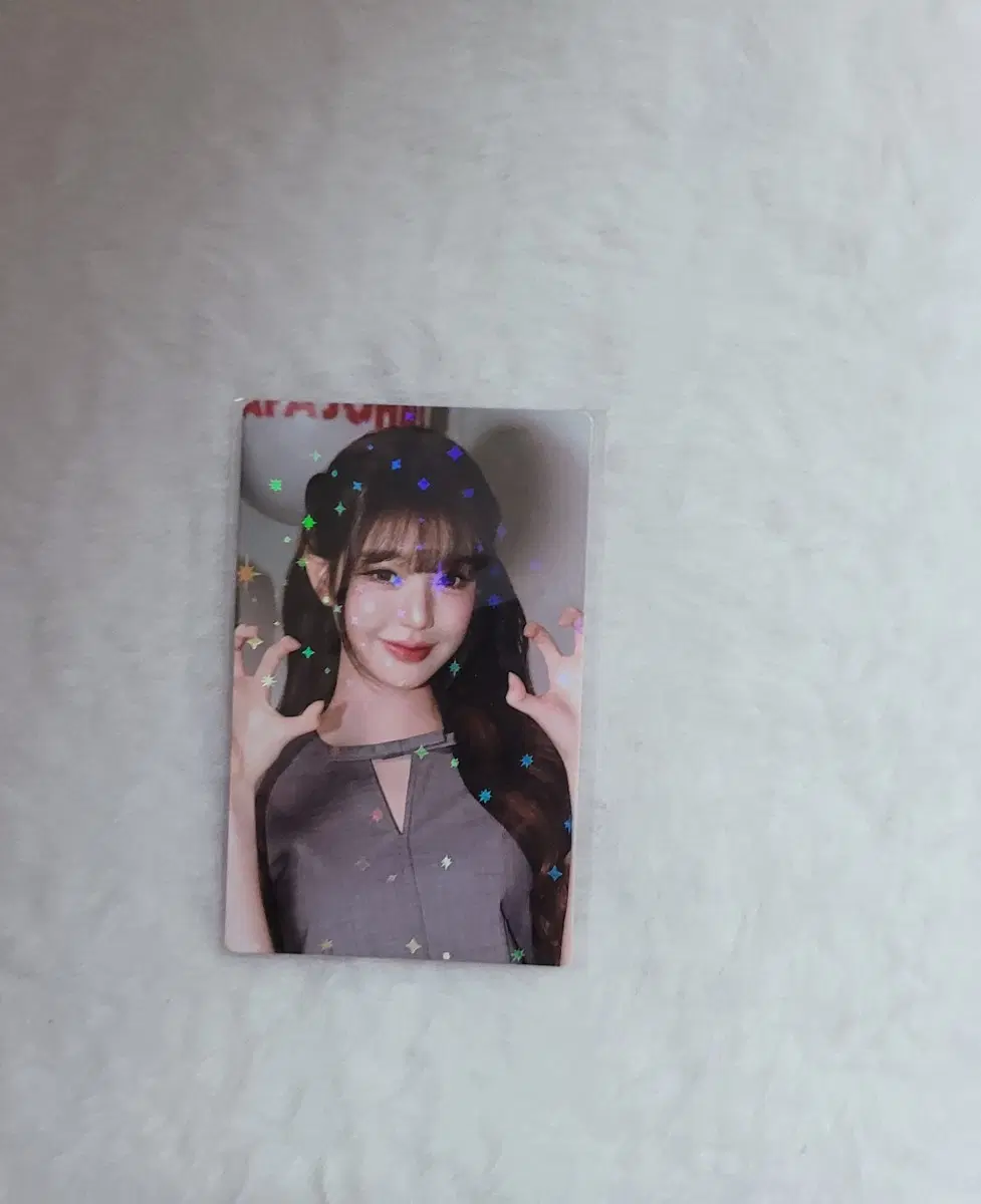 아이브 원영 파파존스 포카 판매