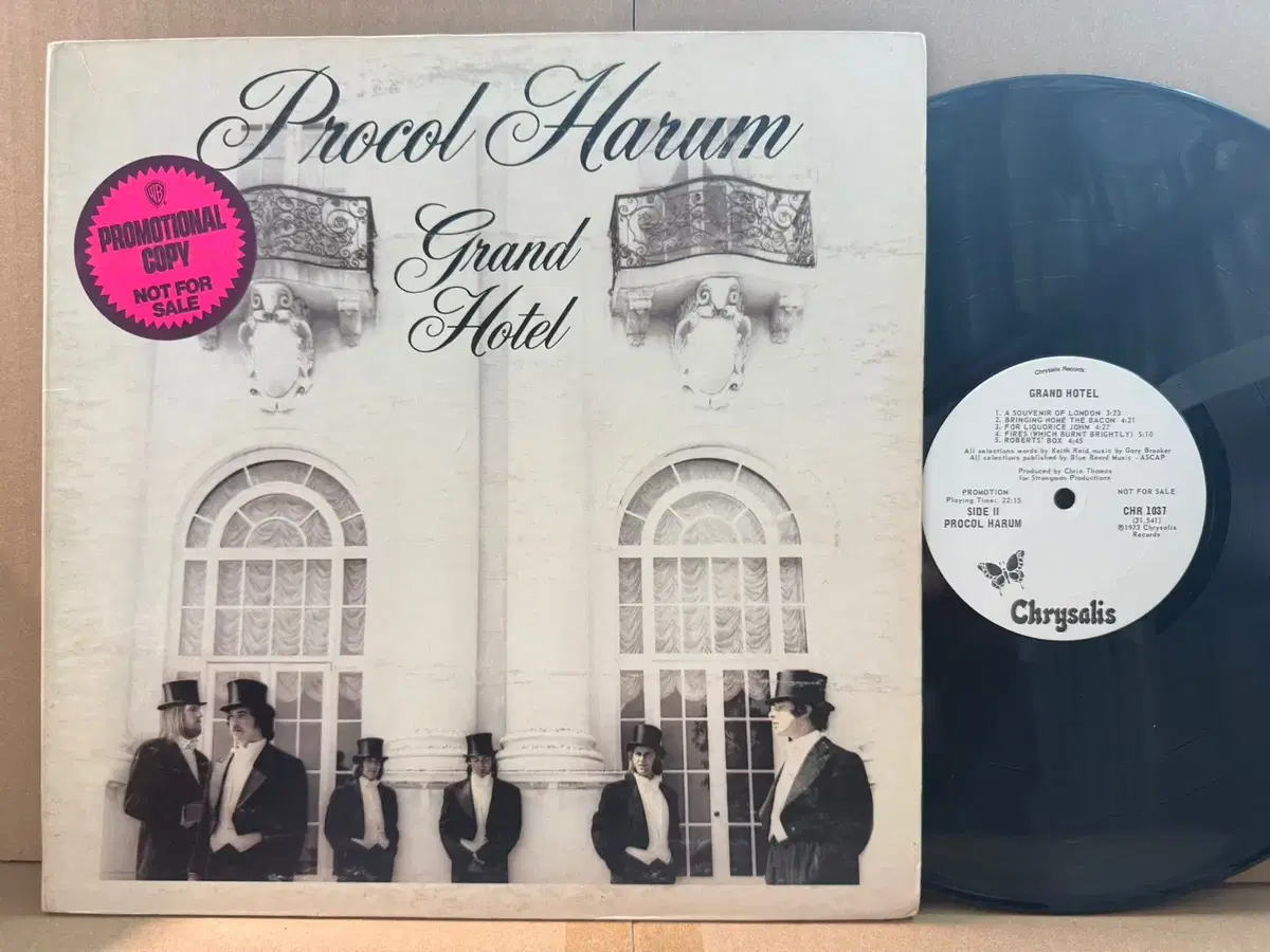 (PROMO LP) Procol Harum - Grand Hotel, 1973년 초반