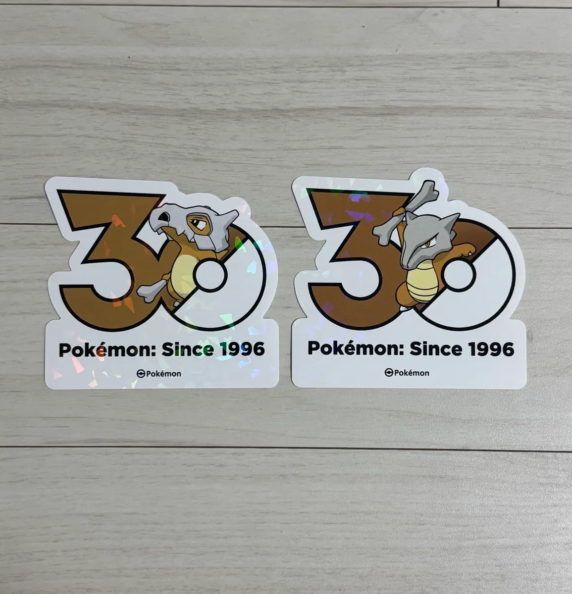 포켓몬 30주년 탕구리 텅구리 스티커 세트
