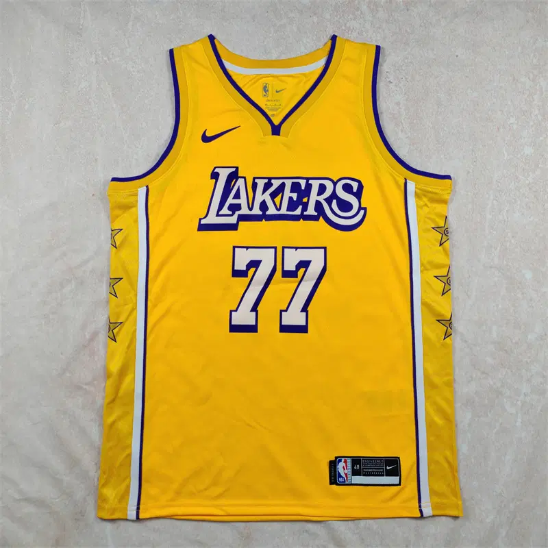 루카 돈치치 NBA 유니폼 2019년형 레이커스 옐로시티 77호