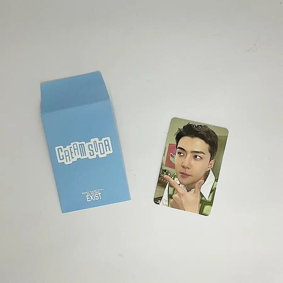 엑소 세훈 이그지스트 엑소셜클럽 크림소다 포토카드 포카 B_1 EXO SEHUN EXIST EXOcial Club CREAM SODA PHOTOCARD B_1
