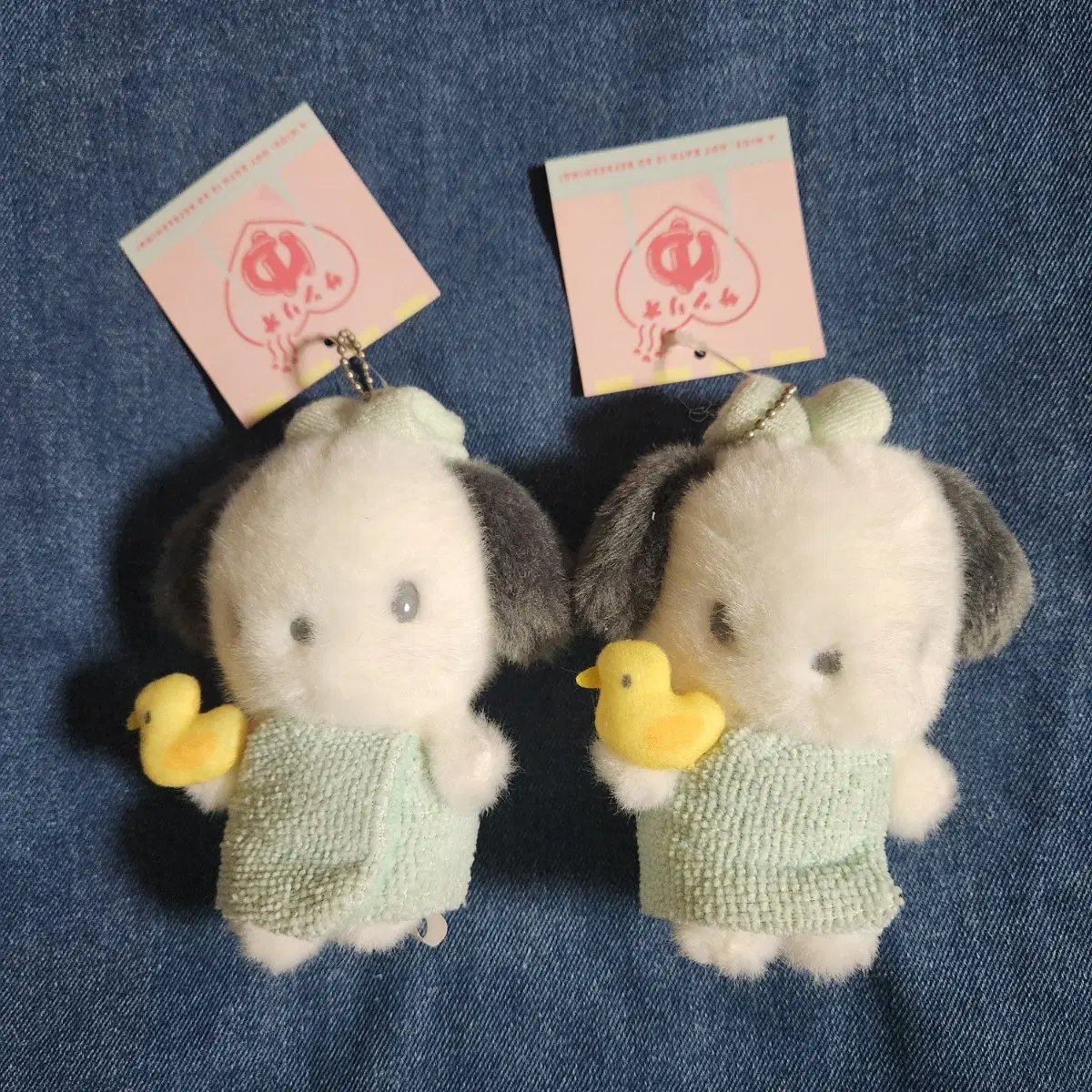 산리오 목욕 온천 포차코 마스코트