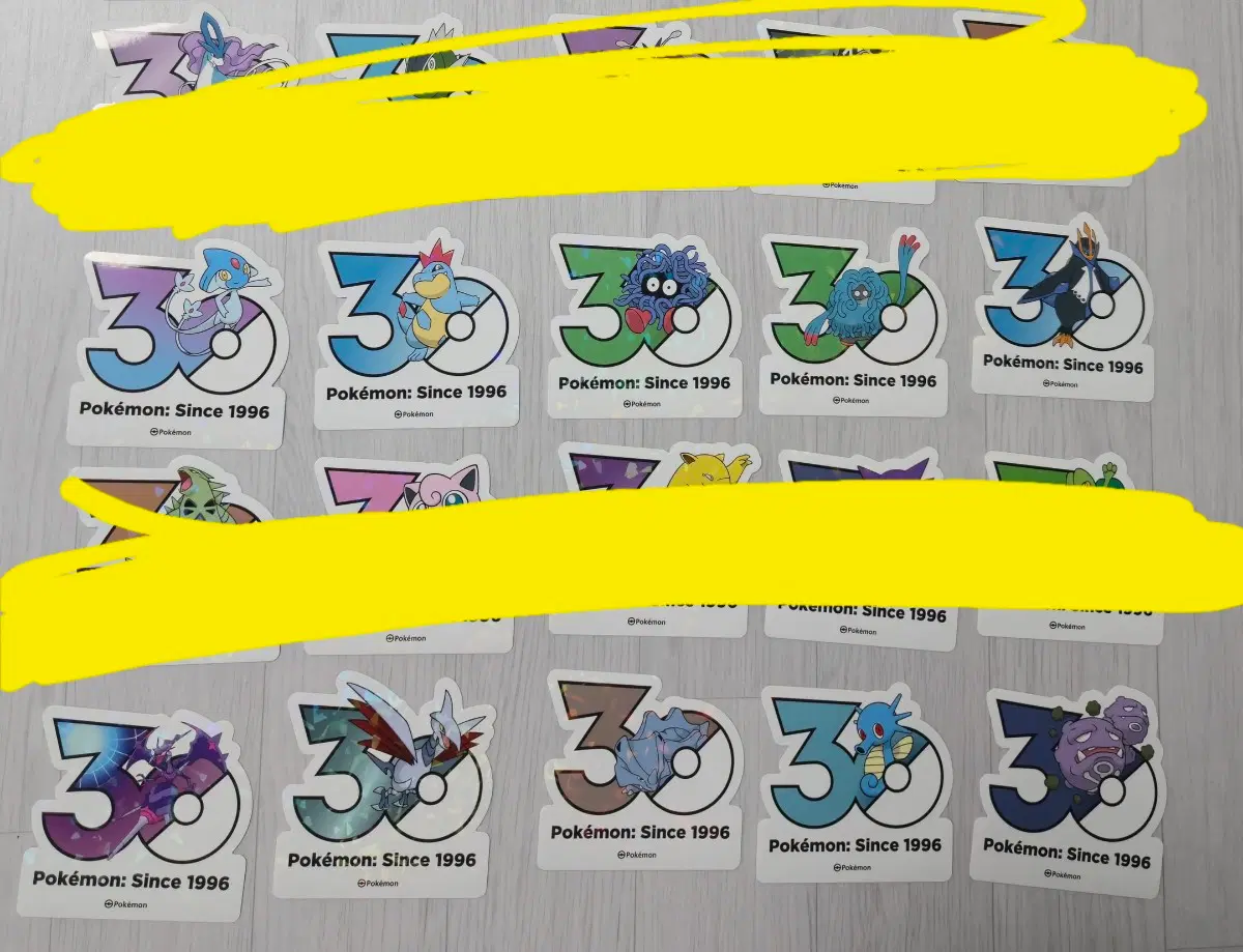 포켓몬 30주년 스티커 판매