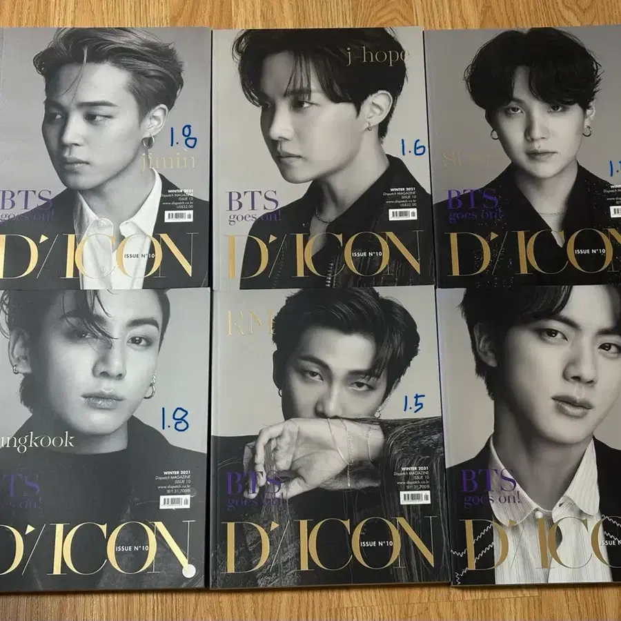 방탄소년단 DICON 디아이콘 잡지 디스패치 정국 지민 석진 알엠 슈가 제이홉
