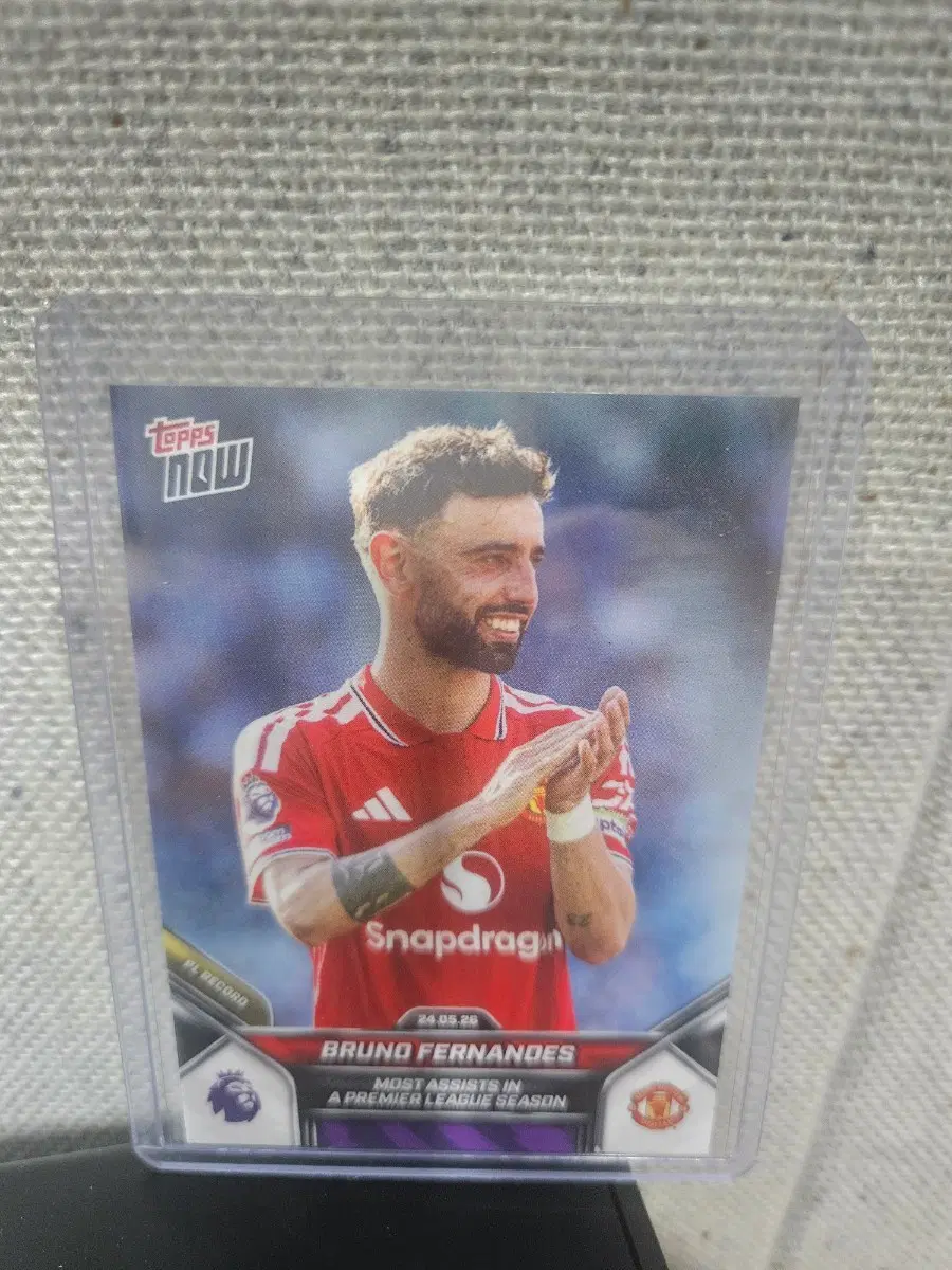 topps now 탑스나우 브루노 페르난데스 PL레코드 맨유
