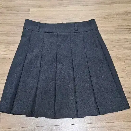 주름 스커트 그레이(벨트포함)